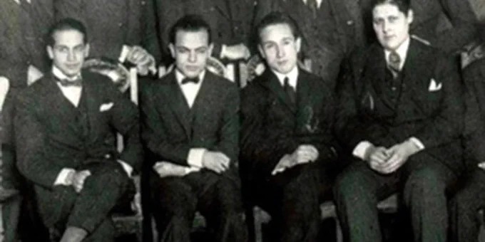 "Los locos de la azotea": Luis Romero Carranza, César Guerrico, Miguel Mujica y el Dr. Enrique Susini